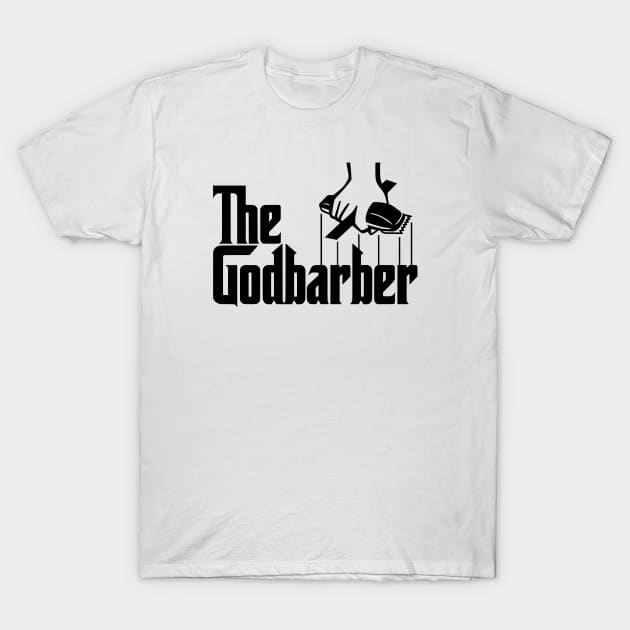 The Best Barber Deserved The Godbarber Tittle T-Shirt by Print Cartel